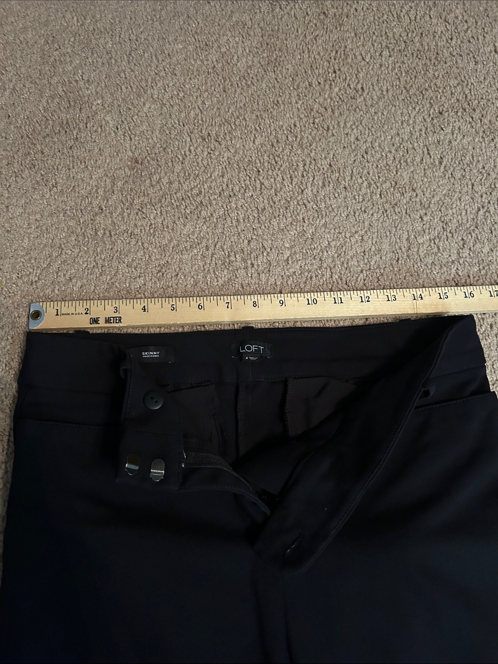 LOFT Black Women's Skinny Dress Pants